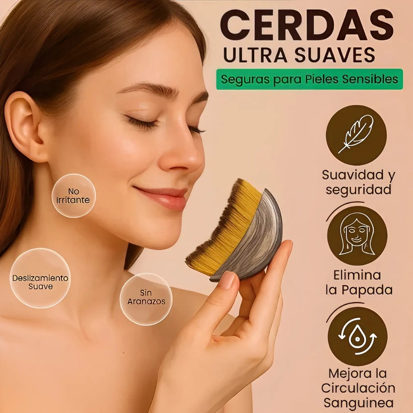 Lunmia™ Cepillo de Drenaje Linfático Facial