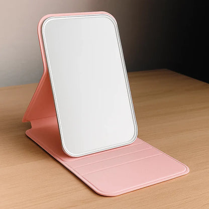 Mini espejo plegable fino