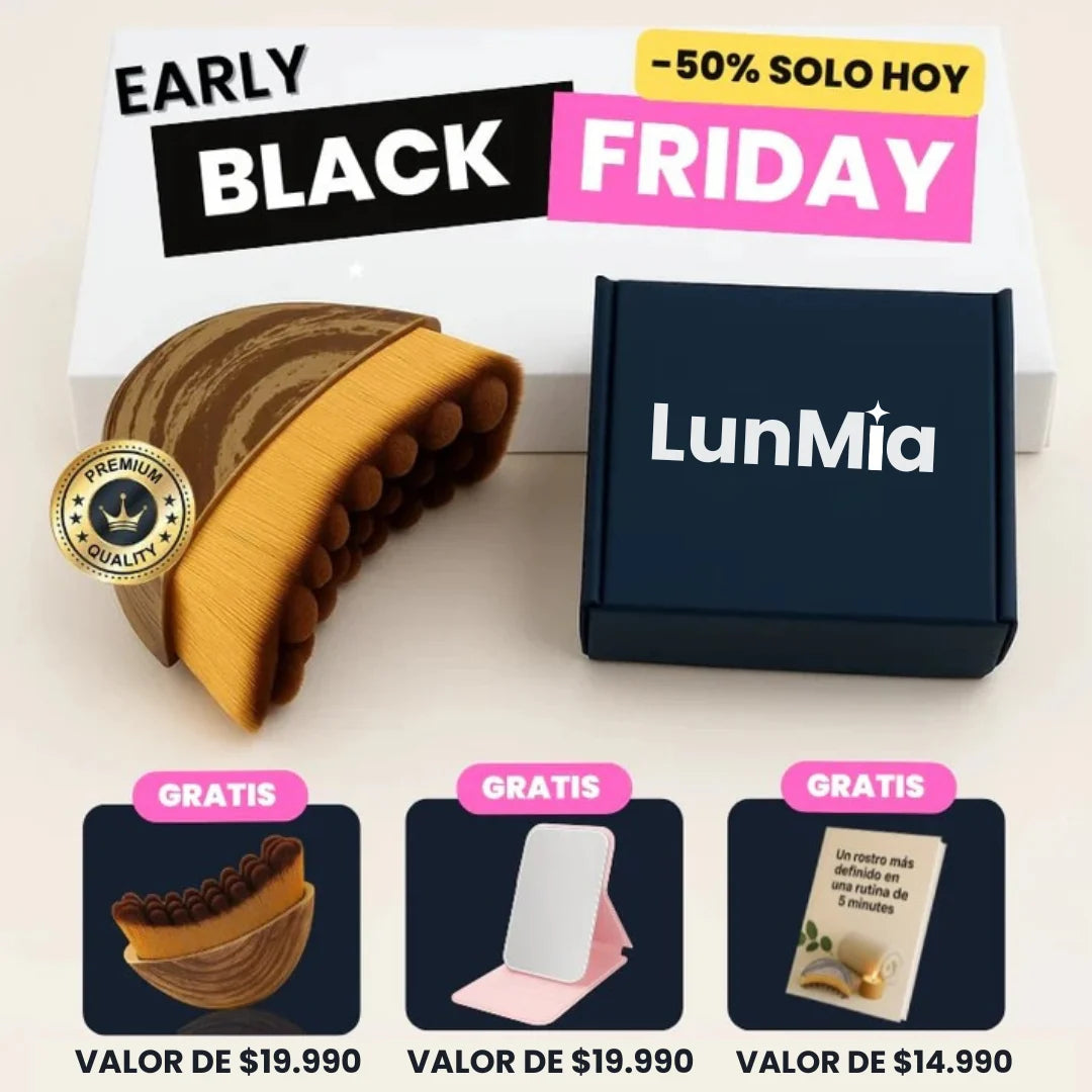 Lunmia™ Cepillo de Drenaje Linfático Facial